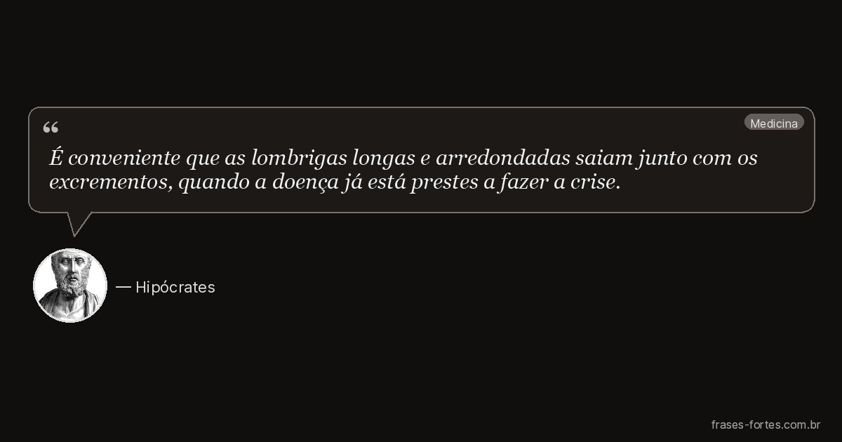 Frase de Hipócrates