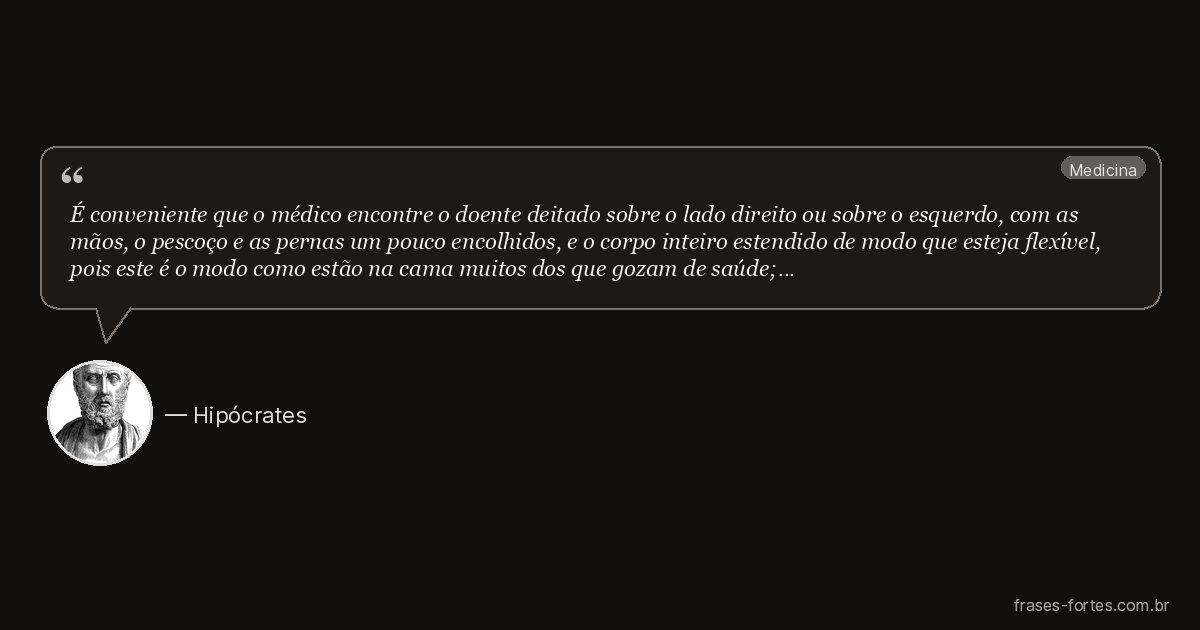 Frase de Hipócrates
