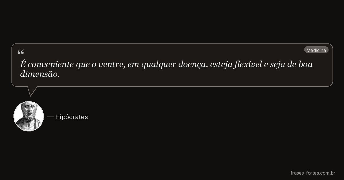 Frase de Hipócrates