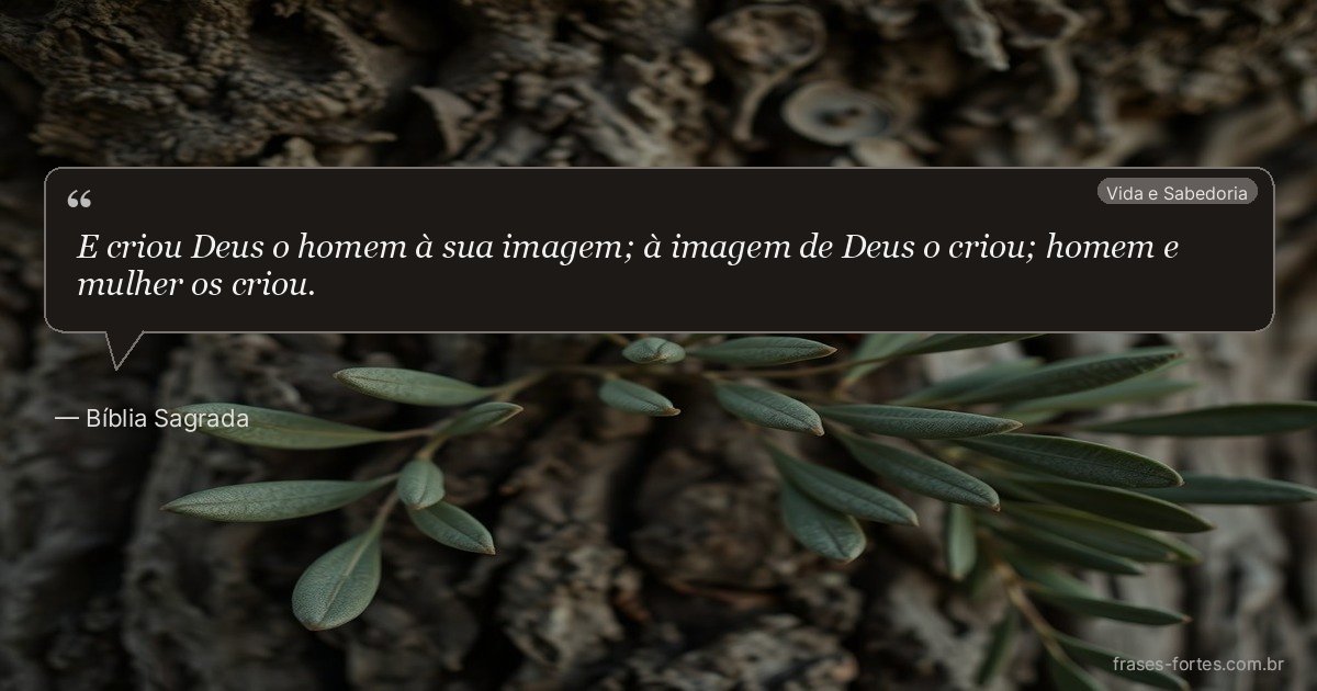 Frase de Bíblia Sagrada