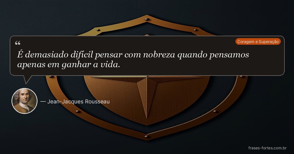 Frase de Jean-Jacques Rousseau