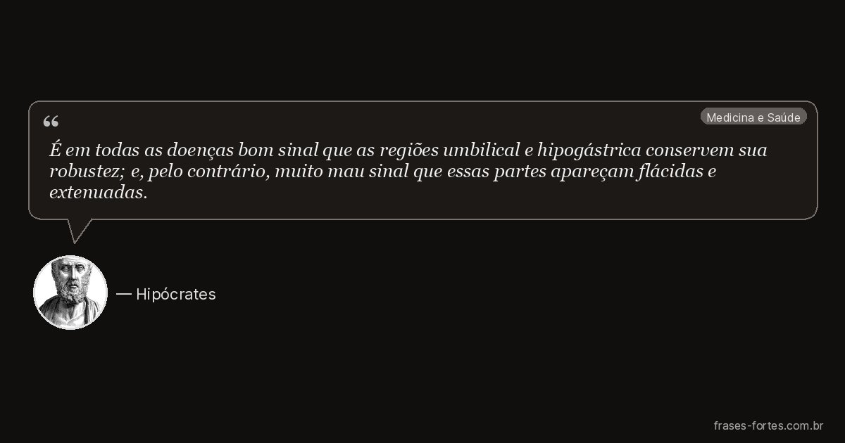 Frase de Hipócrates