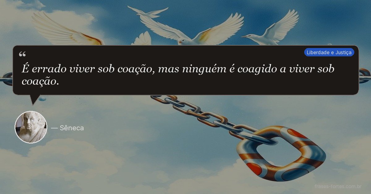 Frase de Sêneca