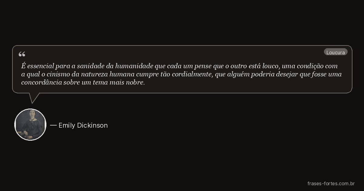 Frase de Emily Dickinson