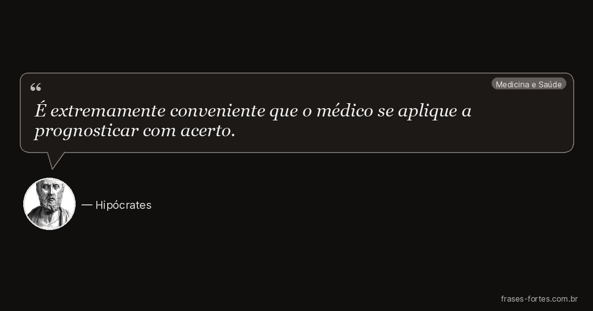 Frase de Hipócrates