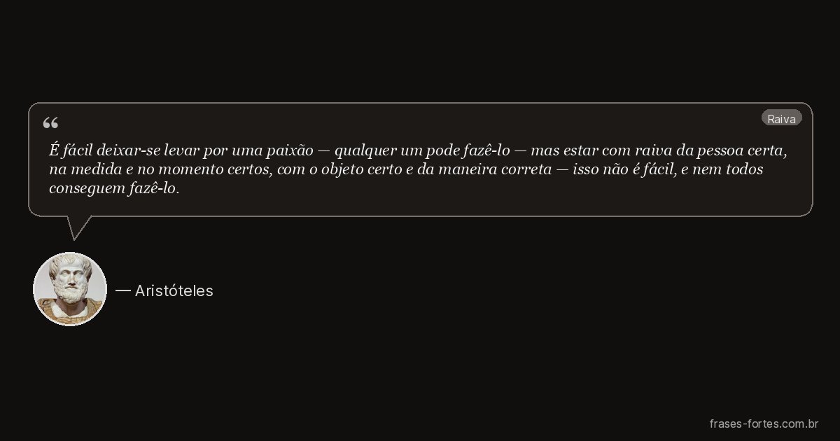 Frase de Aristóteles