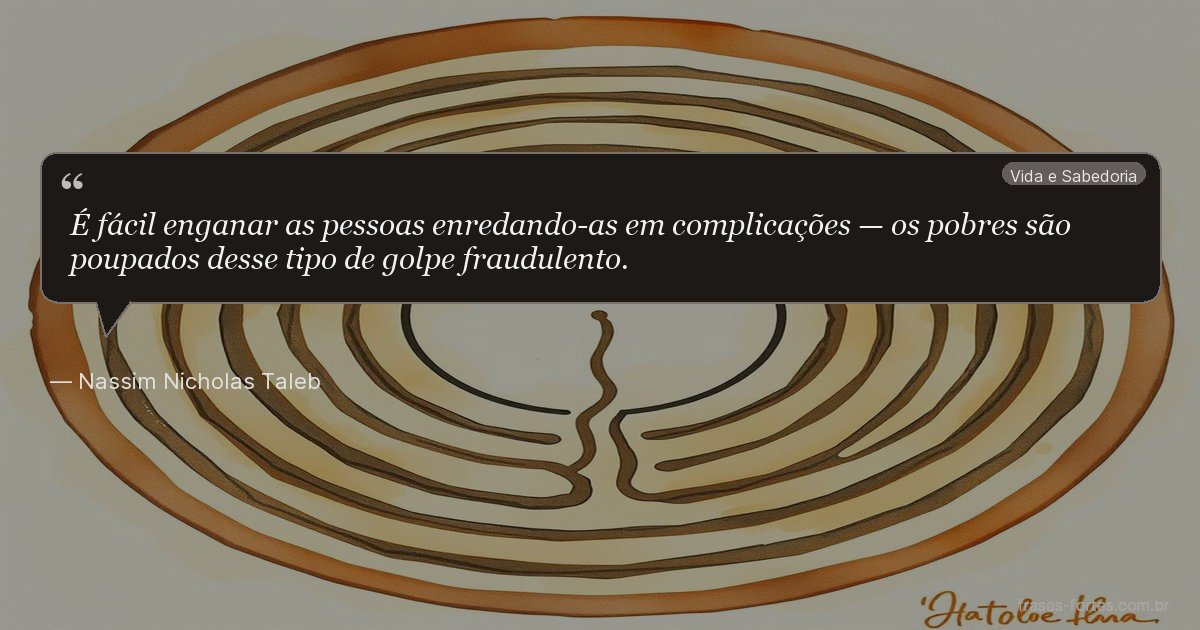 Frase de Nassim Nicholas Taleb