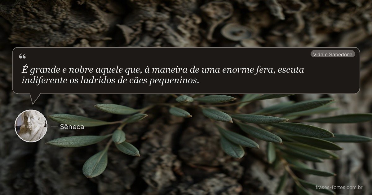 Frase de Sêneca