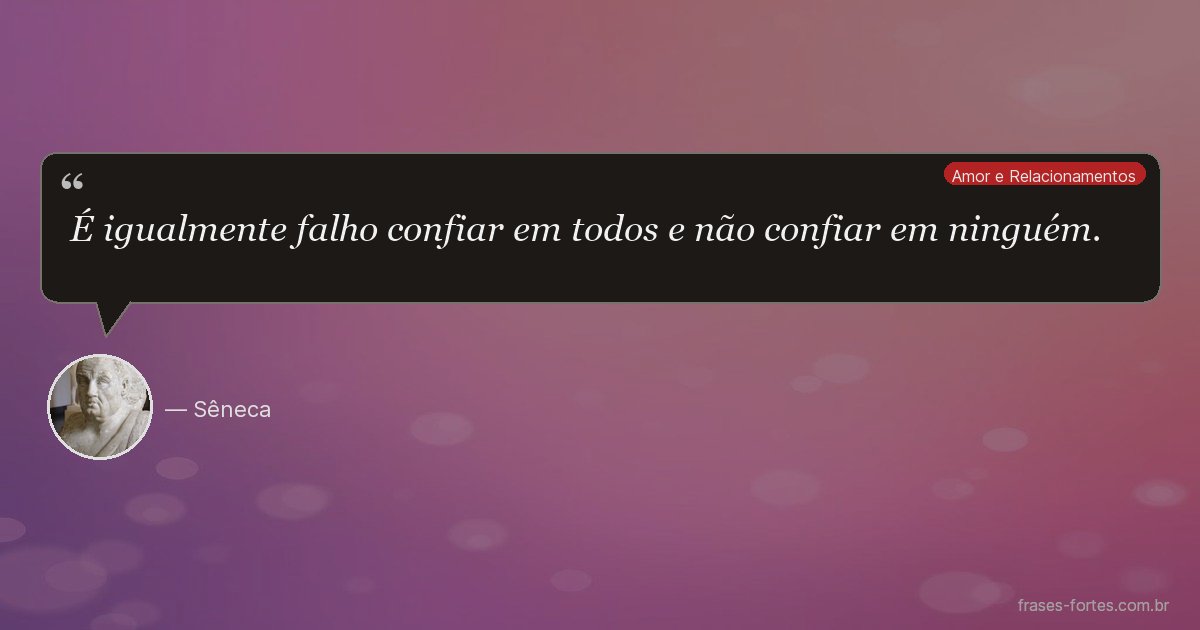 Frase de Sêneca