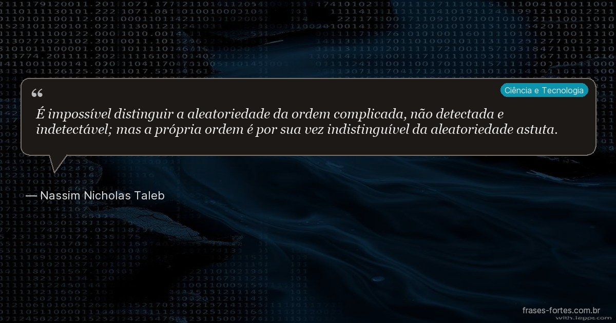 Frase de Nassim Nicholas Taleb