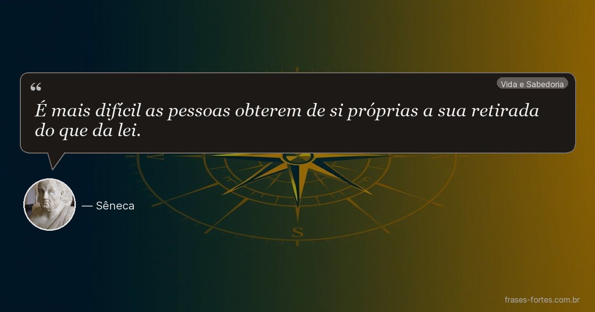 Frase de Sêneca