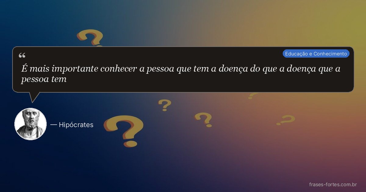Frase de Hipócrates
