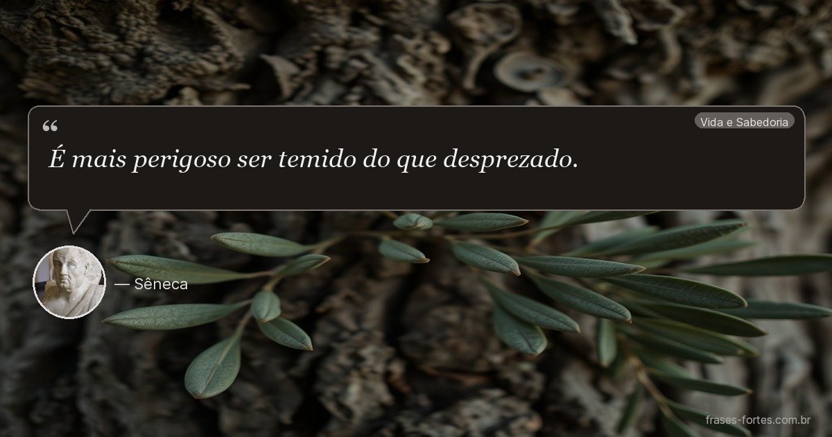 Frase de Sêneca