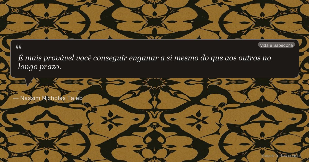 Frase de Nassim Nicholas Taleb