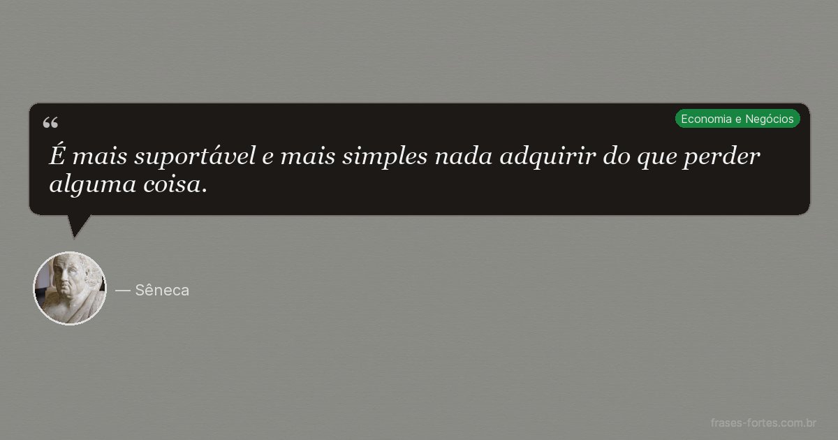 Frase de Sêneca