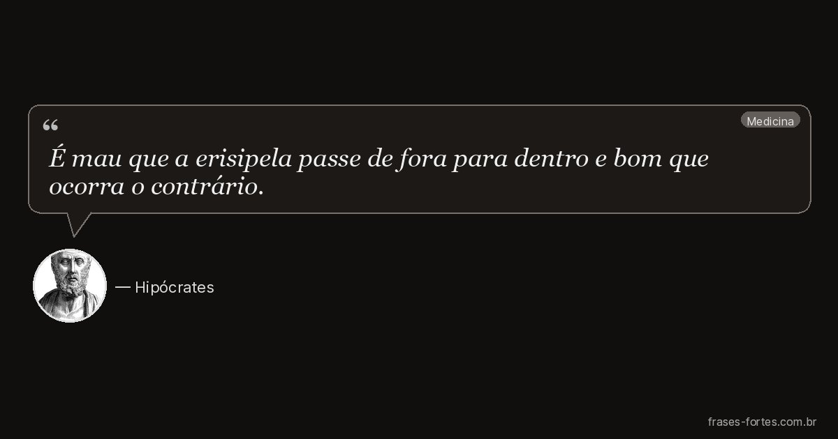Frase de Hipócrates