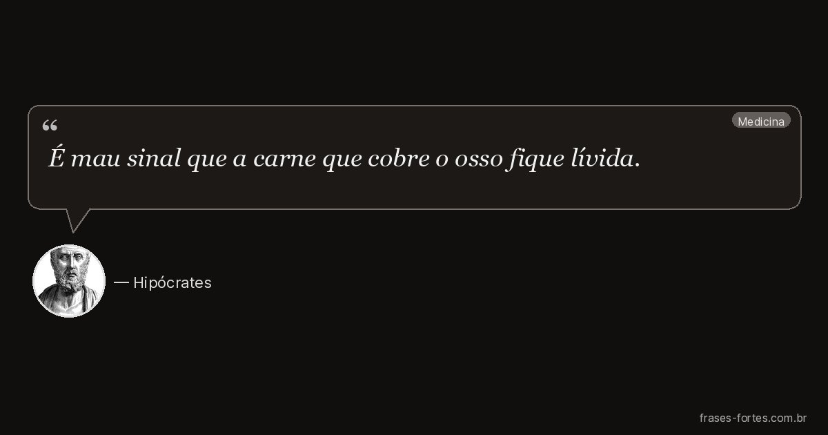 Frase de Hipócrates