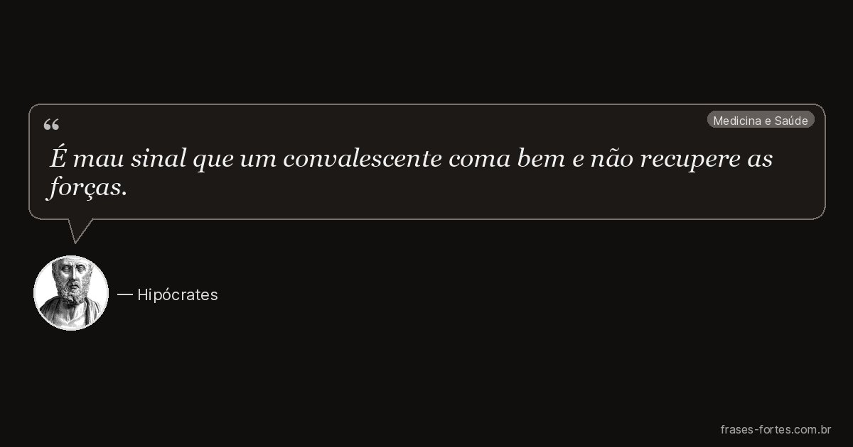 Frase de Hipócrates