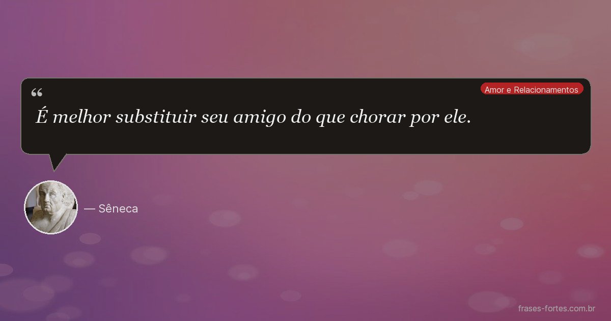 Frase de Sêneca