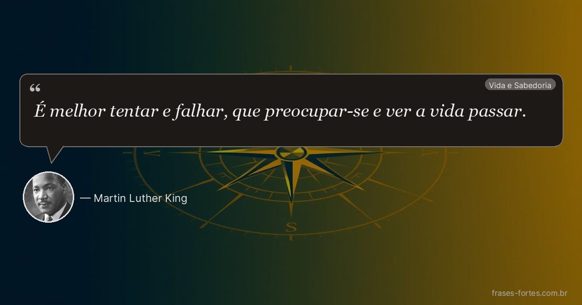 Frase de Martin Luther King