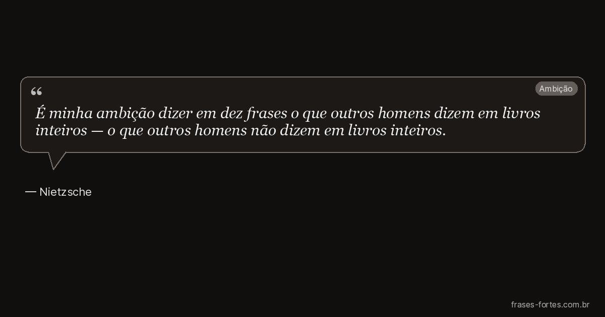 Frase de Nietzsche