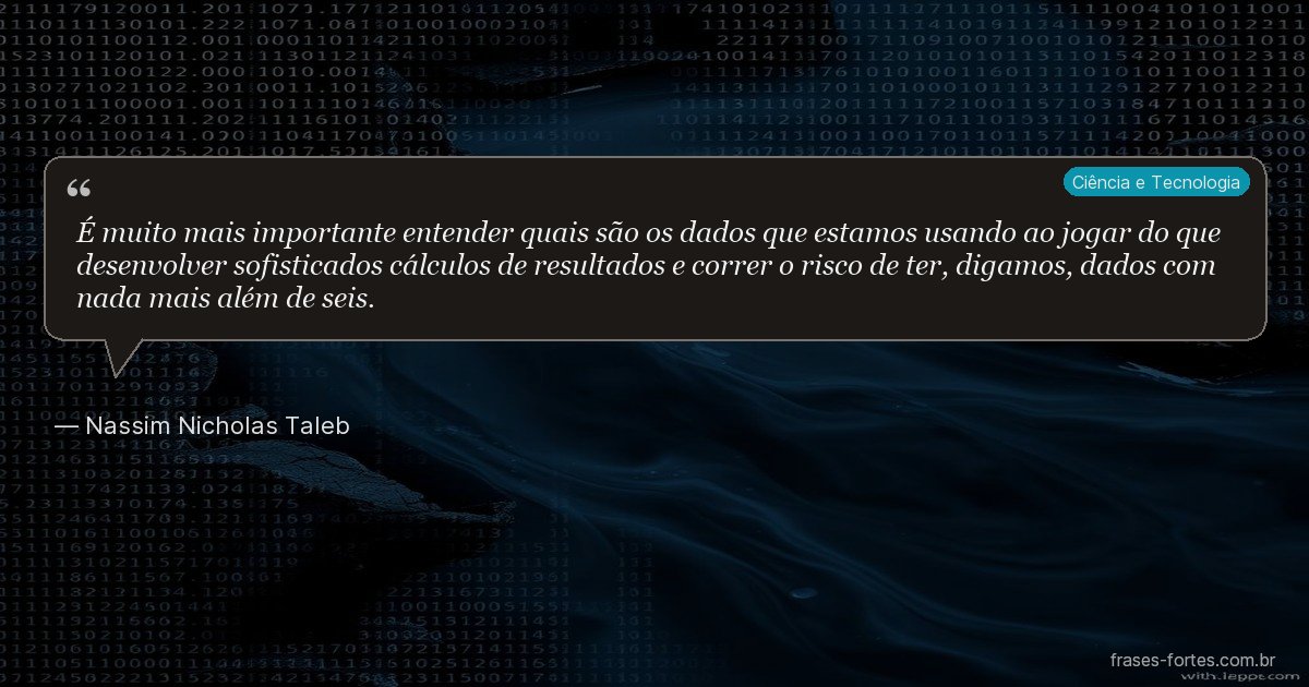 Frase de Nassim Nicholas Taleb