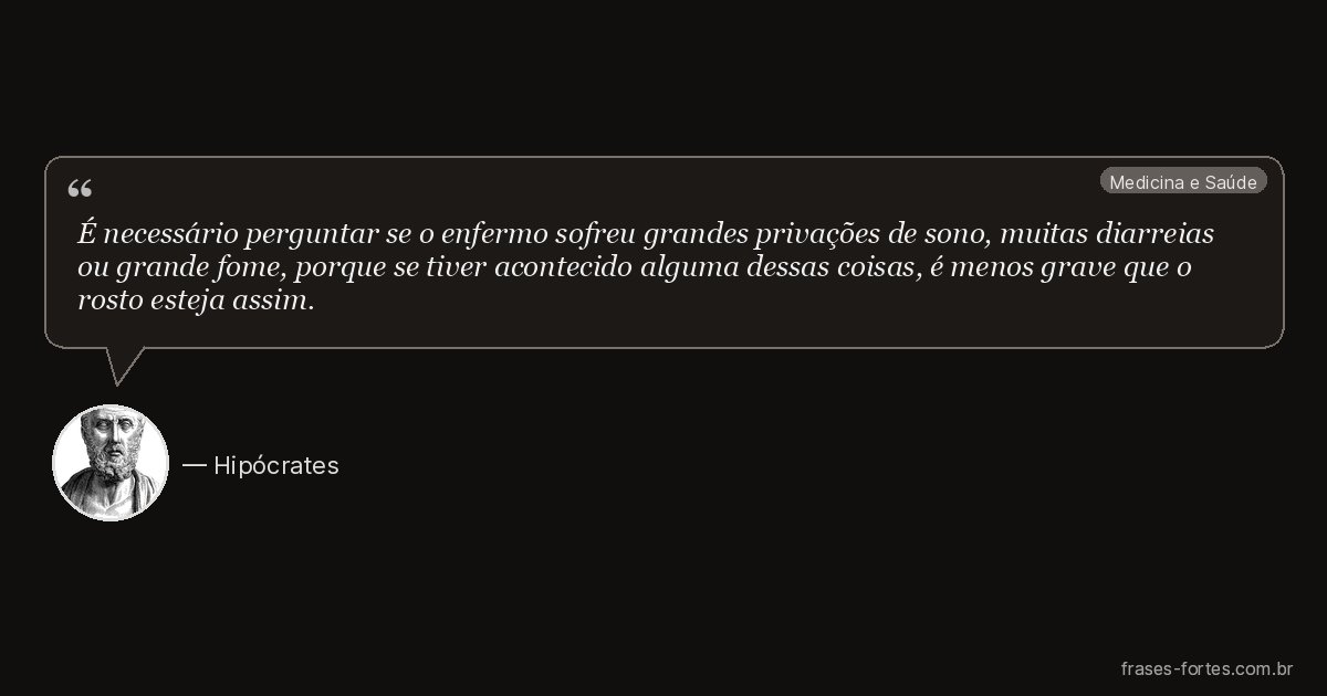 Frase de Hipócrates