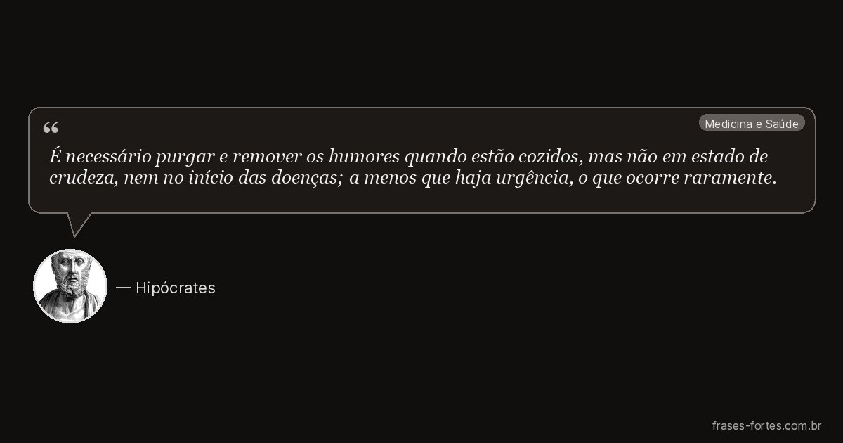 Frase de Hipócrates