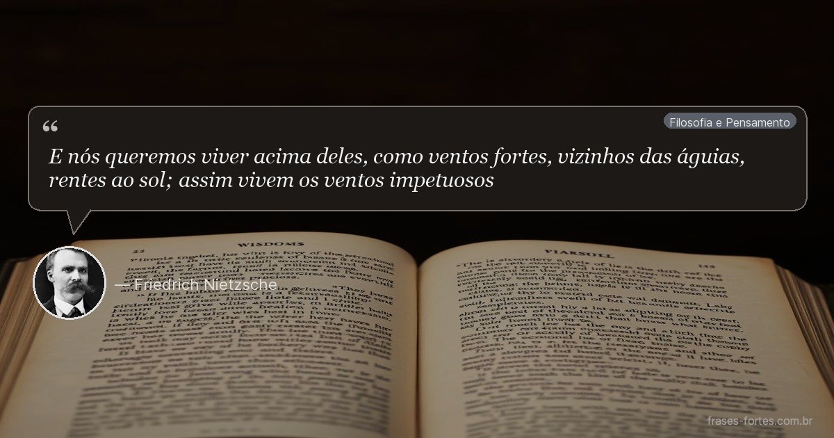 Frase de Friedrich Nietzsche