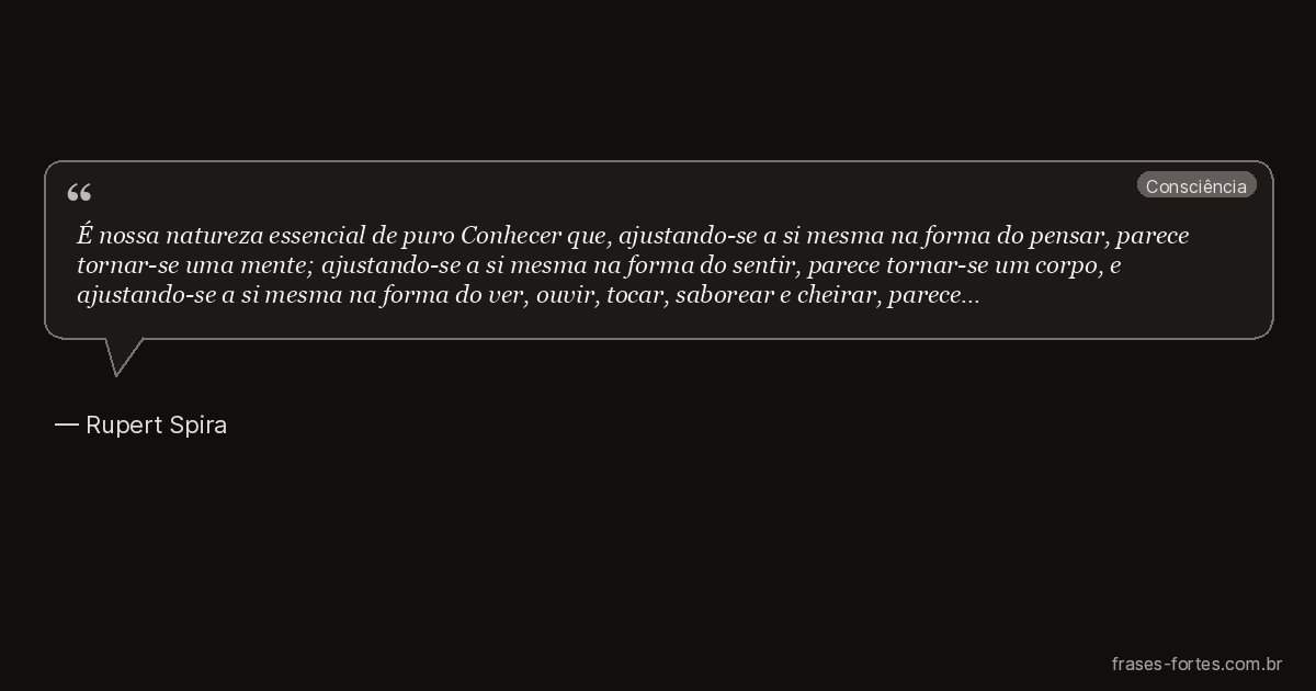 Frase de Rupert Spira