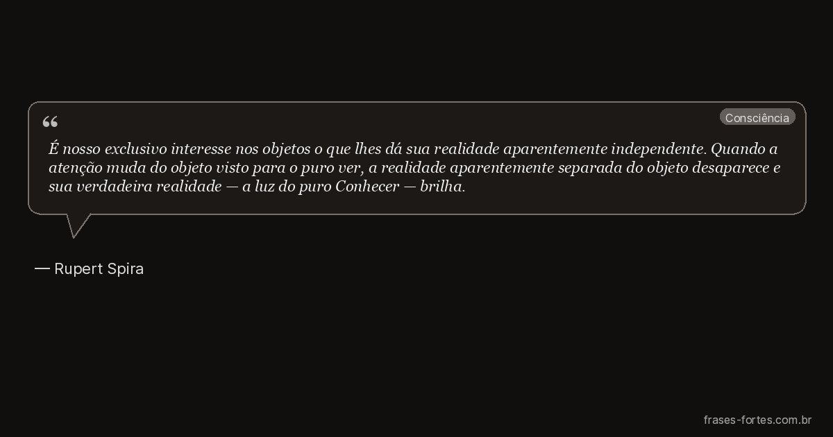 Frase de Rupert Spira