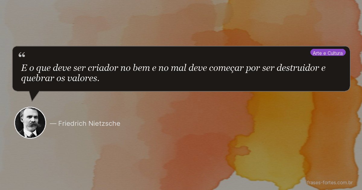 Frase de Friedrich Nietzsche