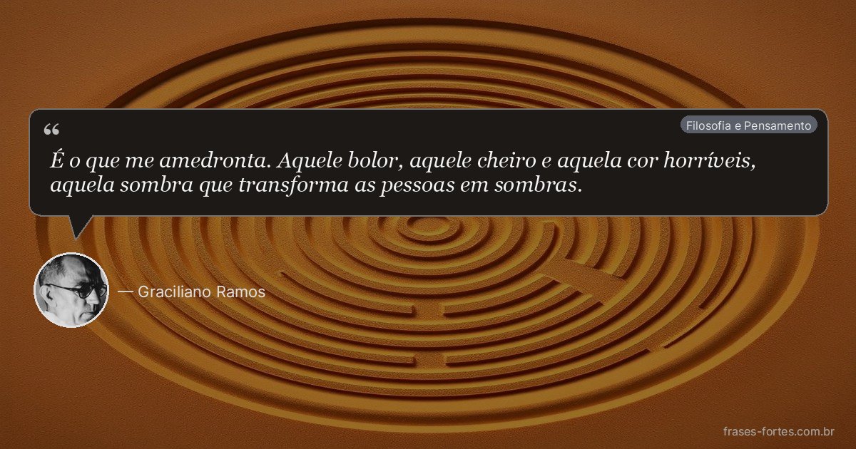 Frase de Graciliano Ramos