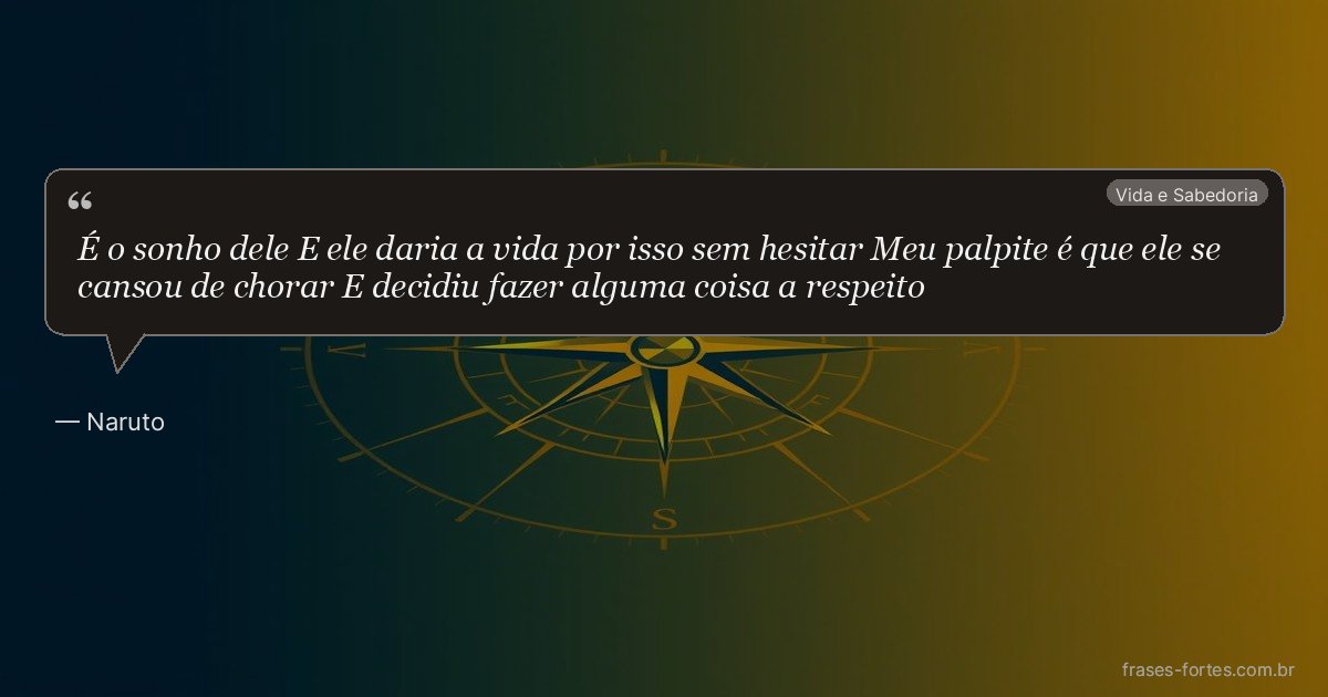 Frase de Naruto