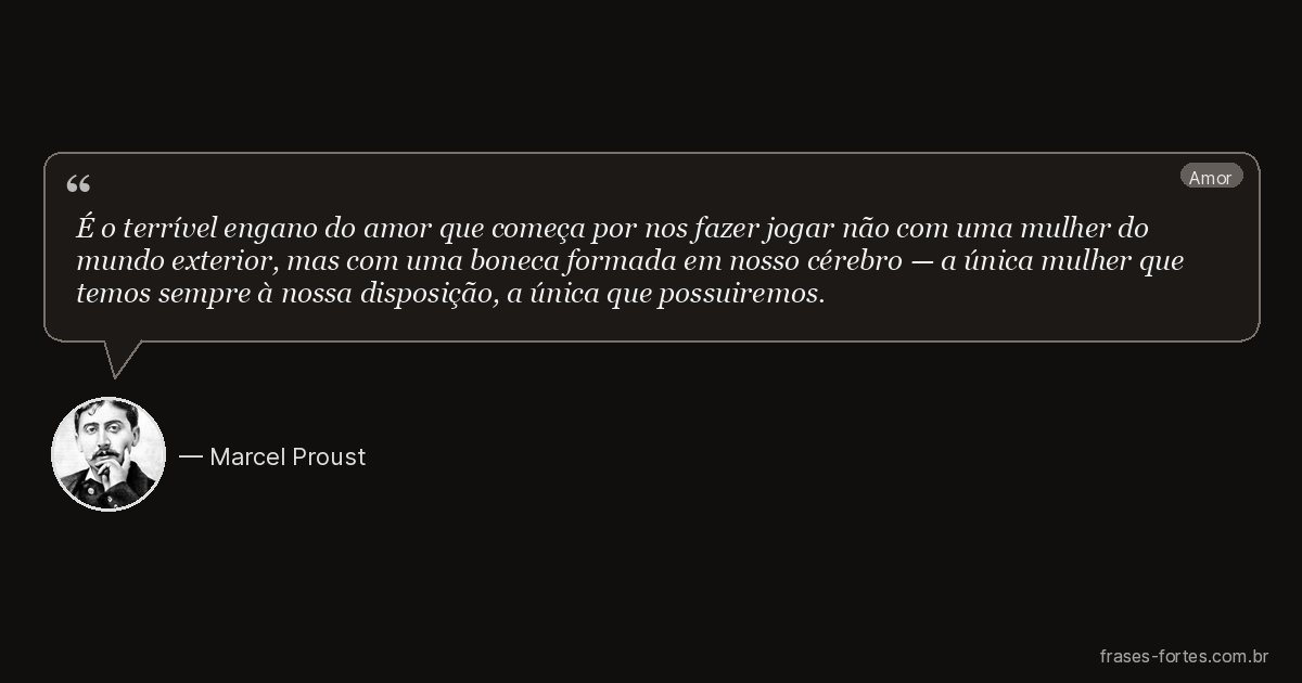 Frase de Marcel Proust