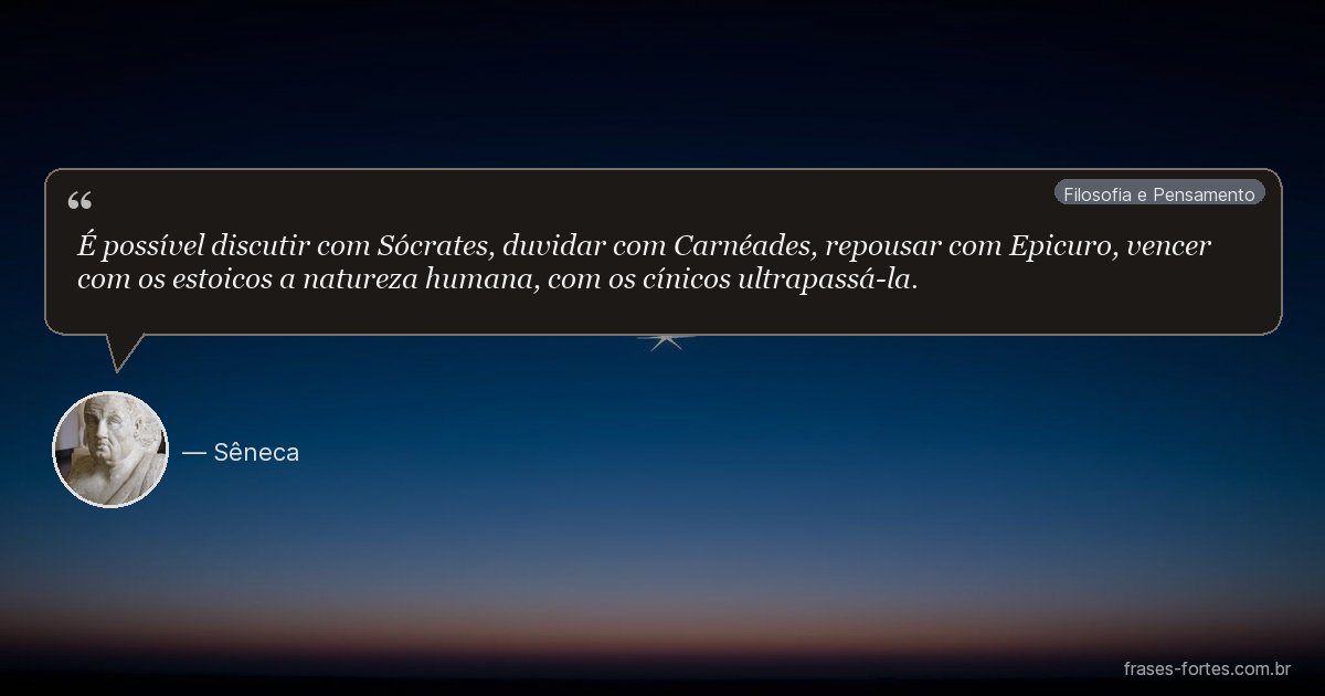 Frase de Sêneca