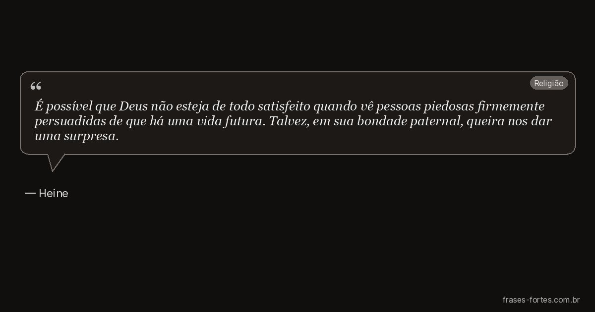 Frase de Heine