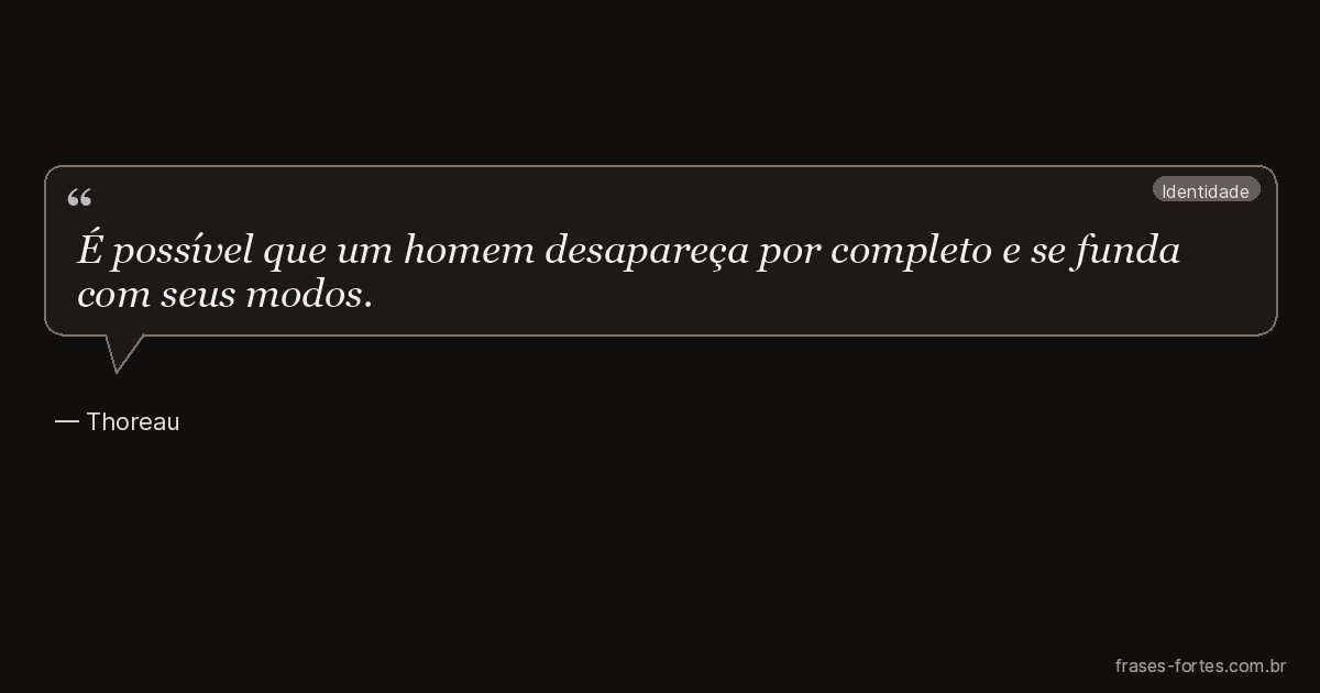 Frase de Thoreau
