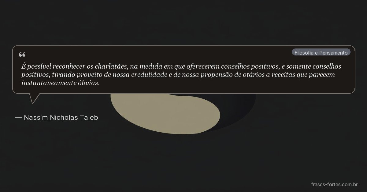 Frase de Nassim Nicholas Taleb