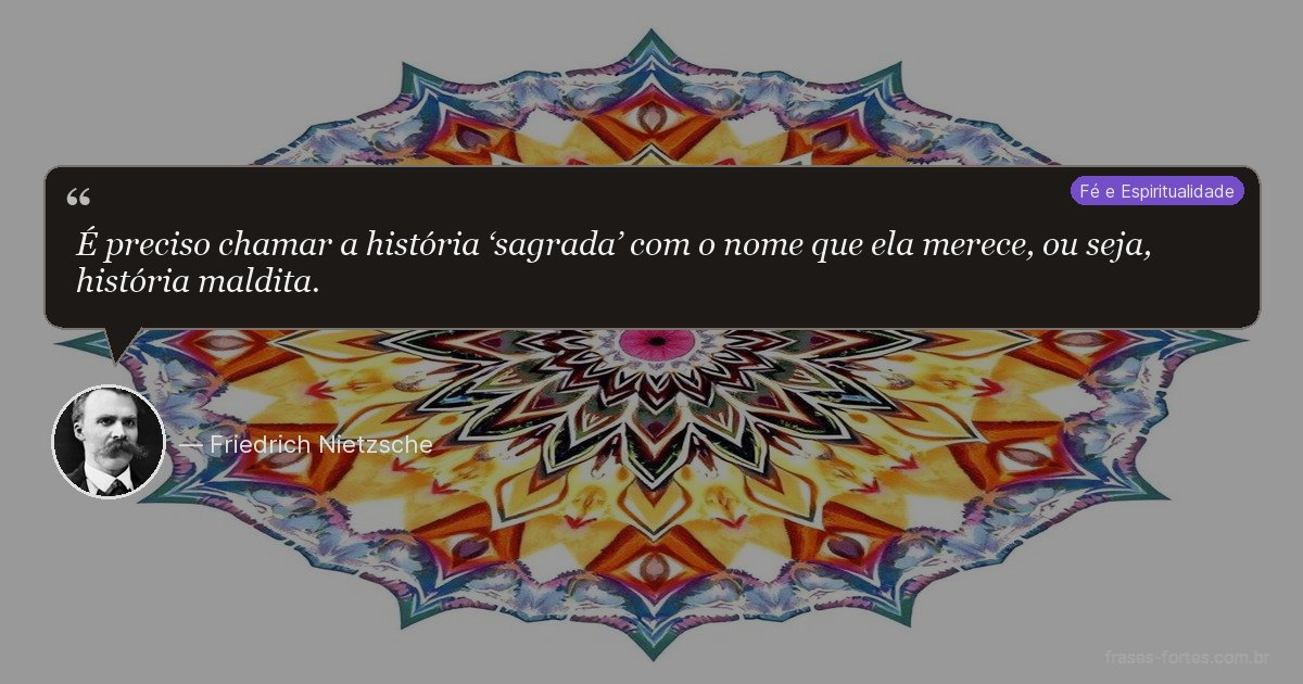 Frase de Friedrich Nietzsche