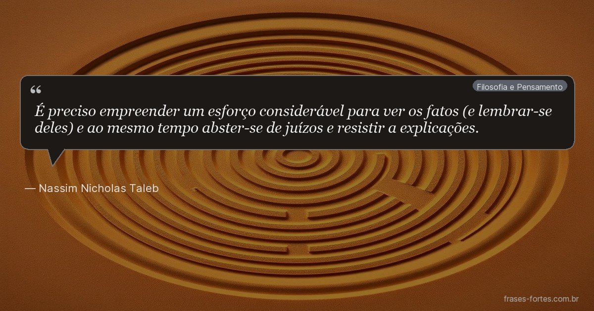 Frase de Nassim Nicholas Taleb
