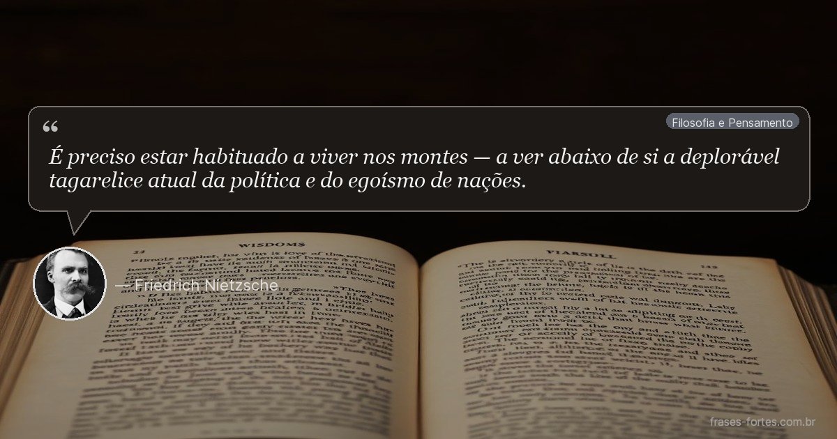 Frase de Friedrich Nietzsche