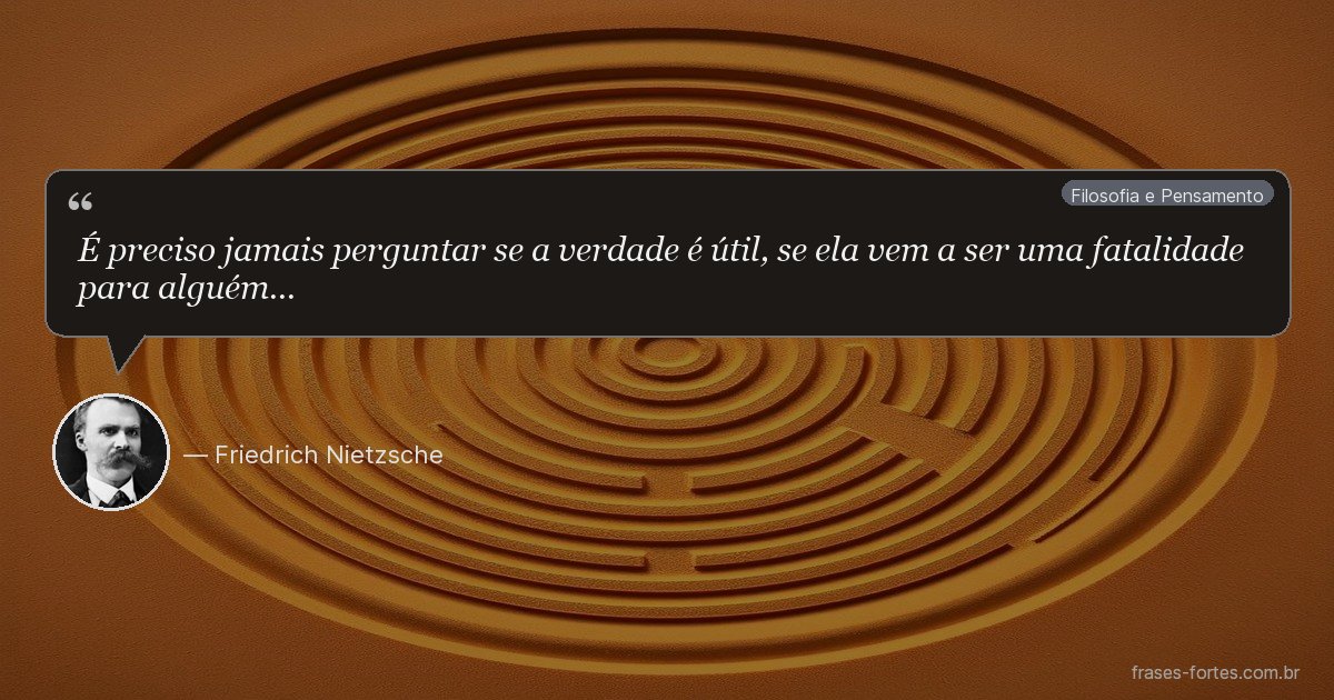 Frase de Friedrich Nietzsche