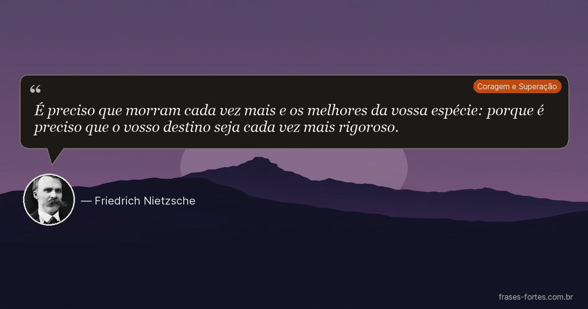 Frase de Friedrich Nietzsche