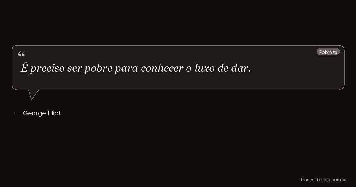 Frase de George Eliot
