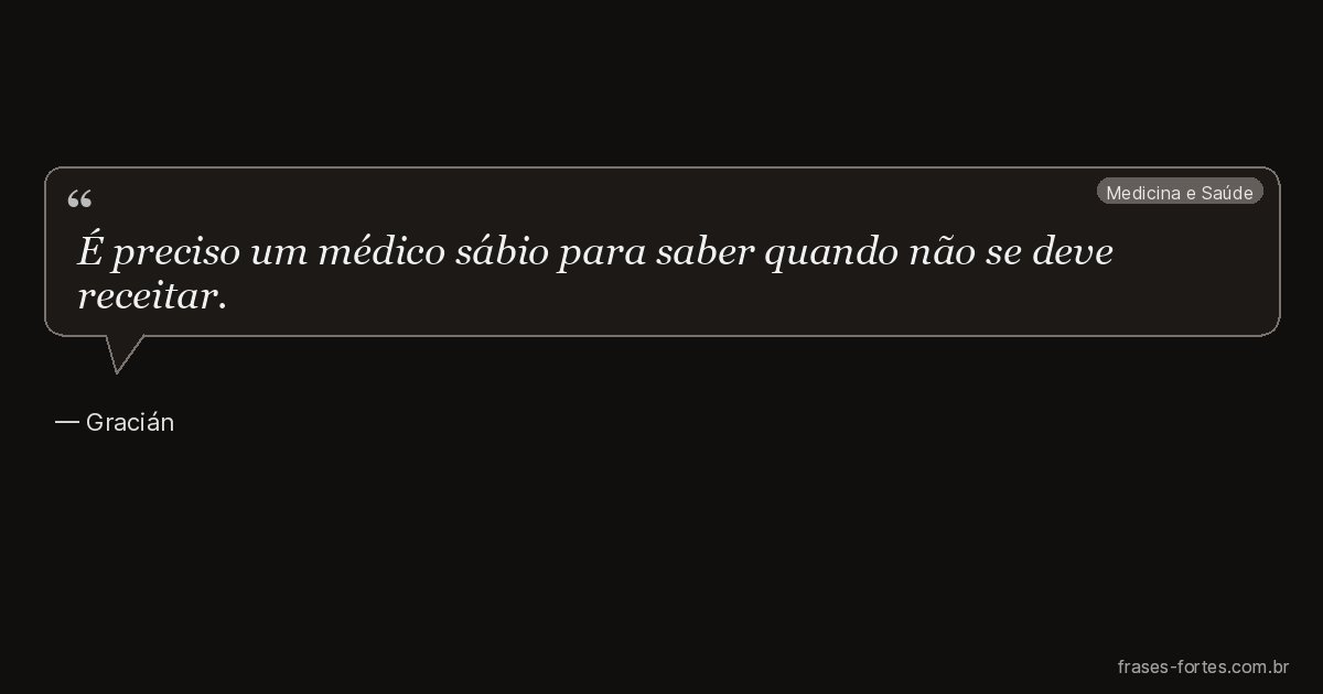 Frase de Gracián