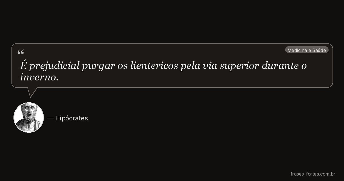 Frase de Hipócrates