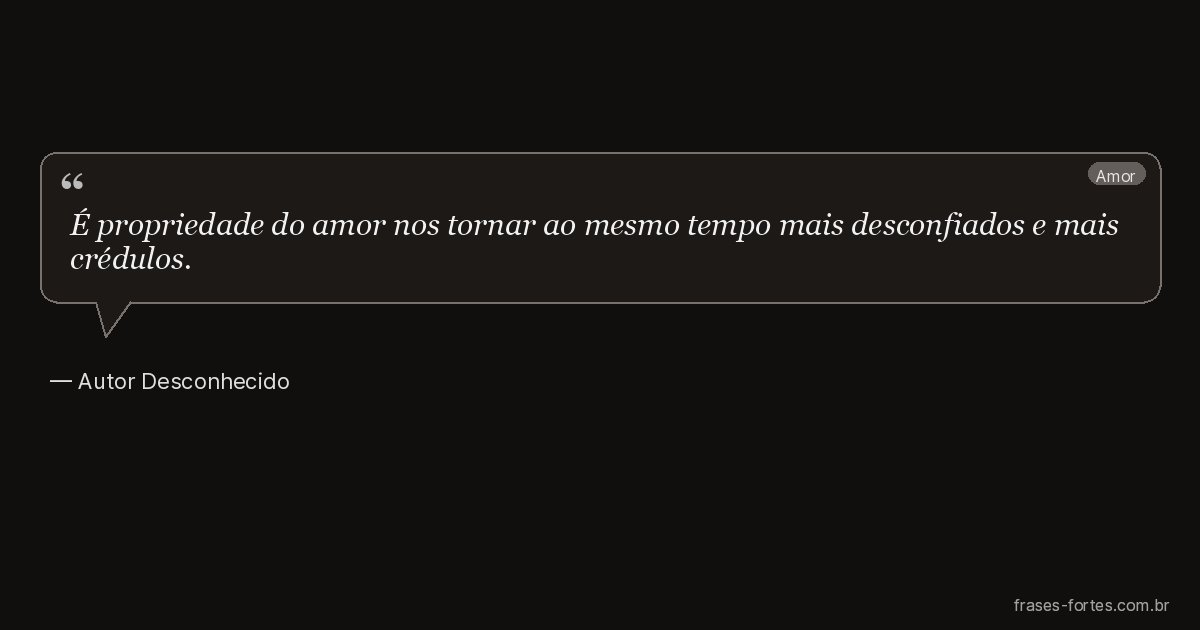 Frase de Autor Desconhecido