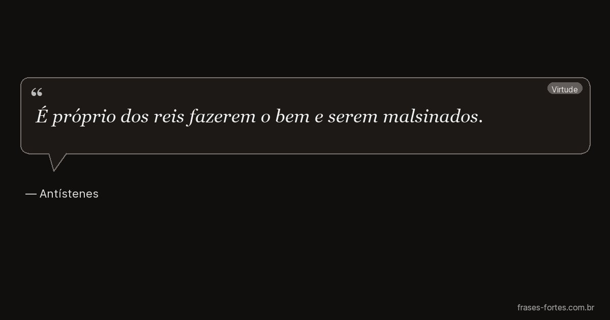 Frase de Antístenes