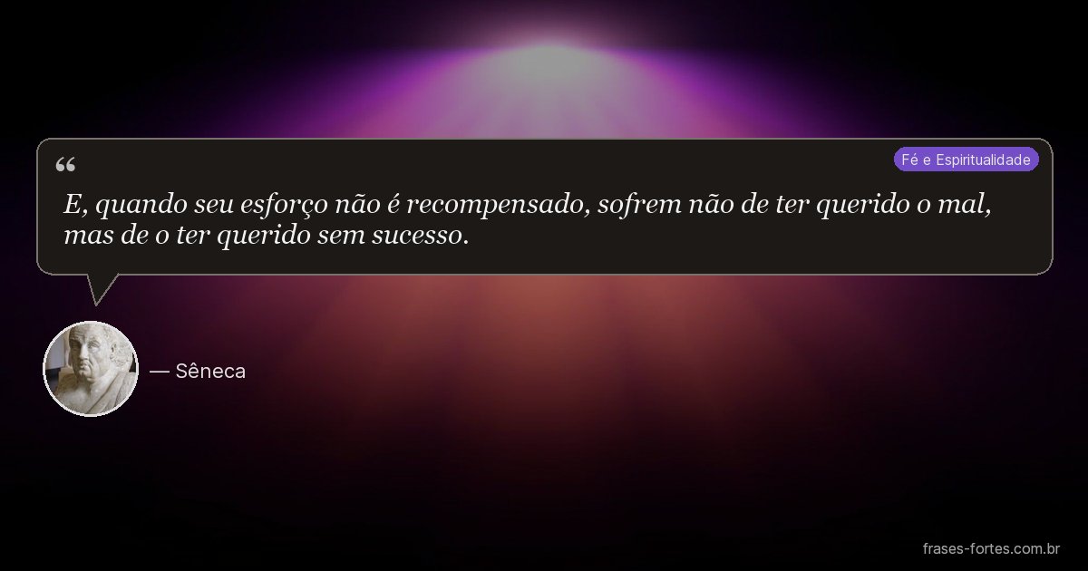 Frase de Sêneca